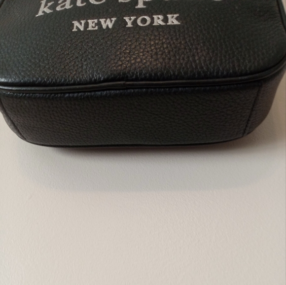Kate Spade Black Leathet Glitter On Mini Camera Bag - Picture 10 of 16